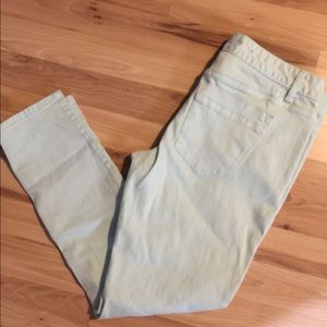 Mint skinny jeans